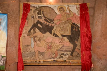 Bet Amanuel Church, Lalibela, Ethiopia, Africa